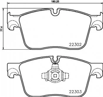 Тормозные колодки Brembo BREMBO P36031