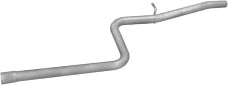 Глушник алюм. сталь, середн. частина Fiat Doblo 1.9 JTD 05- (07.315) Polmostrow POLMOSTROW 07315