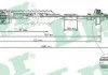 Трос зчеплення Citroen Jumpy I/ Fiat Scudo (96-06) (L=1080/765mm) LPR C0240C (фото 1)