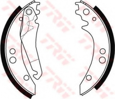 Комплект тормозных колодок TRW GS8434