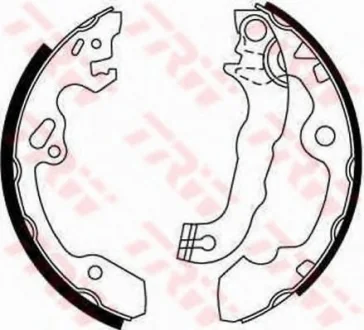 Тормозная колодка FORD FOCUS I, FOCUS II 1.4-2.0D 08.98-09.12 TRW GS8636