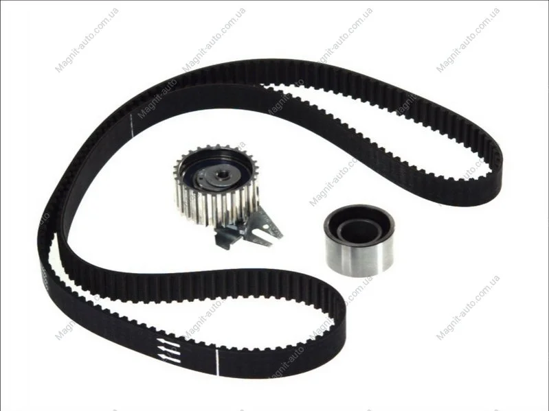 Комплект ГРМ (ремінь+ролик) ALFA ROMEO 147, 159, 166, BRERA, GT, SPIDER FIAT CROMA, DOBLO, DUCATO, FREEMONT JEEP RENEGADE LANCIA THESIS OPEL ASTRA J, INSIGNIA A 1.9D/2.0D/2.4D 11.03- Contitech CT1105K2 (фото 1)