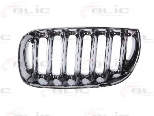 Решетка радиатора лев (хром) BMW X3 E83 01.04-12.11 BLIC 6502070093993P (фото 1)