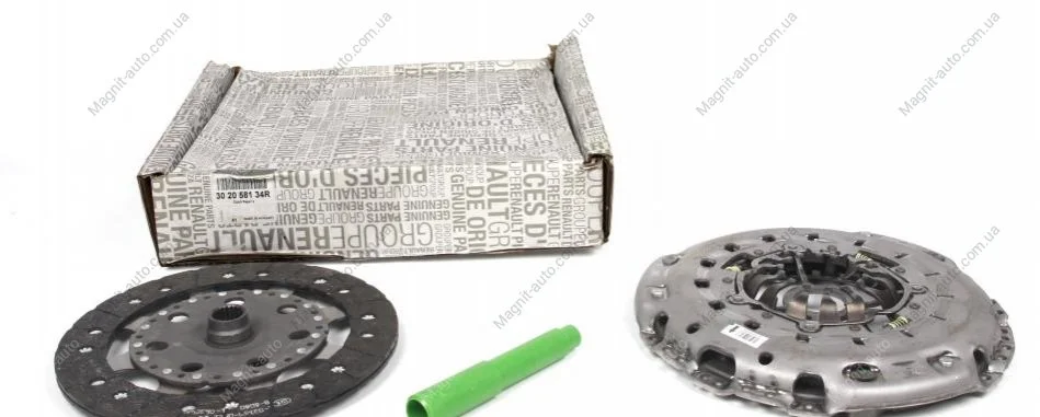 Сцепление 1,6 dci Nissan Qashqai, Renault Megane III, Scenic III (11-) Renault RENAULT 302058134R (фото 1)