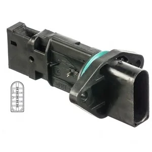 Расходомер воздуха (5 pin, картридж) MERCEDES E (VF210), E (W210), E T-MODEL (S210) 2.1D/2.2D/3.0D 12.96-03.03 Delphi AF1024712B1