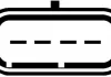 Расходомер воздуха (4 конт.) FIAT SCUDO/FORD FOCUS II 2.0D/2.2D 02- HELLA 8ET009142431 (фото 2)