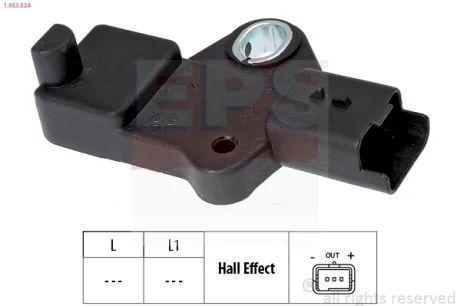 Датчик к/валу Citroen C4, C5, C8, Jumpy, Ford Focus II, Galaxy, Kuga, Mondeo, S-Max, Peugeot 307, 308, 407,607 2.0TDCI/2.0HDI 03- EPS 1953524