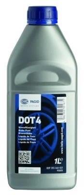 Жидкость тормозная, DOT4 1L HELLA 8DF355360021 (фото 1)