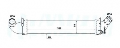 Радиатор охлаждения воздуха NRF 30380