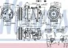 Компрессор MAZDA 3 (2004) 2.0 -/MZR NISSENS 89351 (фото 1)