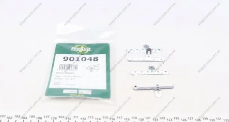 Монтажный к-кт тормозных колодок пер FRENKIT 901048