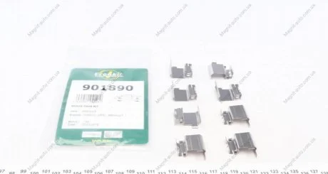 Монтажний к-кт гальмівних колодок FRENKIT 901890