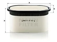 Фільтр повітряний BASAK 2080 CATERPILLAR 312BL, 312D2, 315BL, 317N, 318E, 416 C, 416 D, 420 D, 420E, 420E IT, 424 D, 426 C, 428, 428 C, 428 D, 428 D NF, 430 D, 430 E, 432 D, 434 E, 436 C MANN CP23210