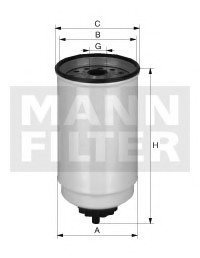 Топливный фильтр -FILTER MANN WK9041x