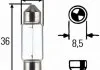 Автолампа Behr Hella Lifetime Long Life C5W SV8,5-8 5 W прозрачная HELLA 8GM002092171 (фото 1)