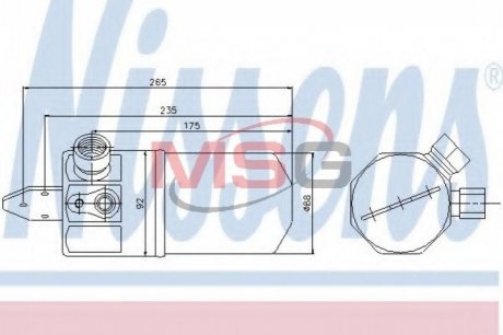 Осушитель, кондиционер NISSENS 95318
