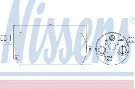 Осушитель кондиционера Laguna II/Espace 1.6-3.5 i/dCi 05-15 NISSENS 95494