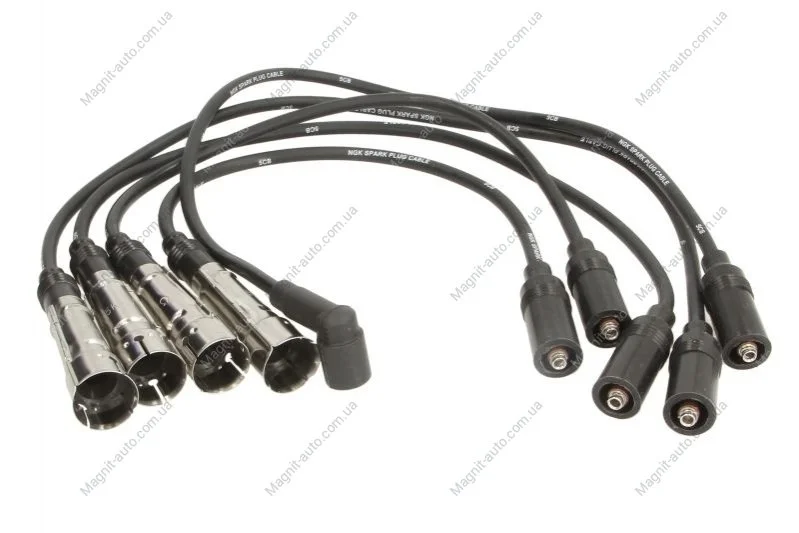 Комплект проводов зажигания SEAT IBIZA II, TOLEDO I VW GOLF II, GOLF III, GOLF IV, JETTA II, PASSAT B3/B4, POLO, POLO II, VENTO 1.0-2.0 09.82-06.02 NGK 7363 (фото 1)