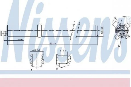 Осушитель кондиционера NISSENS 95589