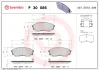 Колодки тормозные дисковые BREMBO P30086 (фото 1)