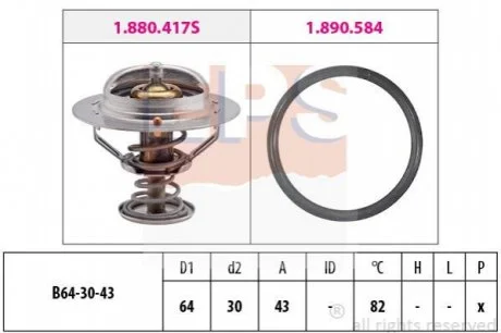 Termostat ESPACE 3.0 DCI EPS 1880417
