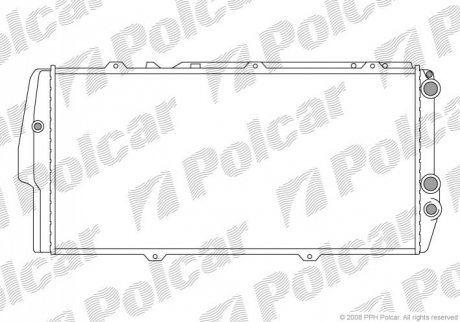 Радиаторы охлаждения Polcar 131508A3 (фото 1)