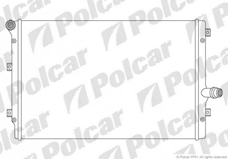 Радиаторы охлаждения Polcar 133108A4 (фото 1)