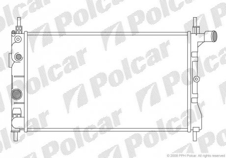 Радиаторы охлаждения Polcar 550508A2 (фото 1)