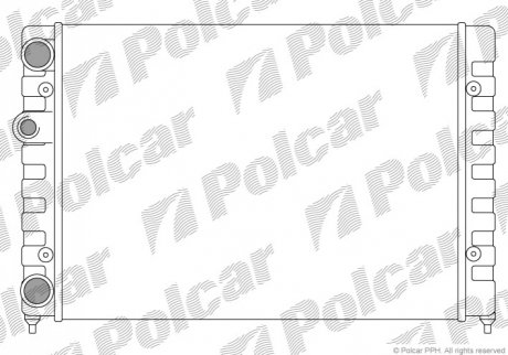 Радиаторы охлаждения Polcar 953808A1