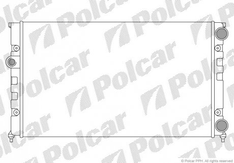 Радиаторы охлаждения Polcar 953808A2