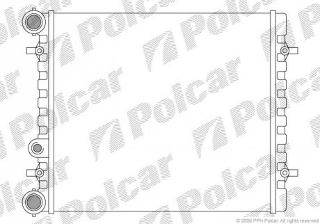 Радиаторы охлаждения Polcar 954108A1