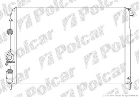 Радиаторы охлаждения Polcar 601108A1 (фото 1)