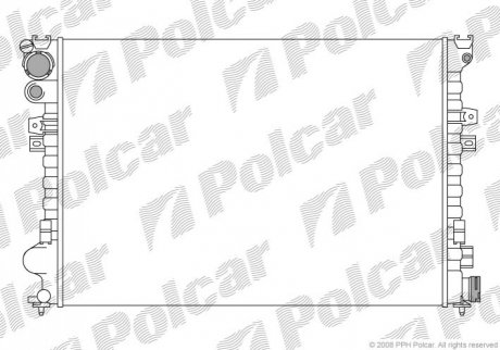 Радиаторы охлаждения Polcar 238008A3