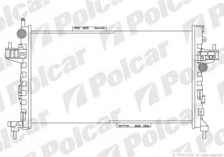 Радиаторы охлаждения Polcar 555708A1