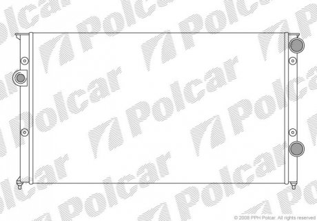 Радиаторы охлаждения Polcar 954608A7 (фото 1)