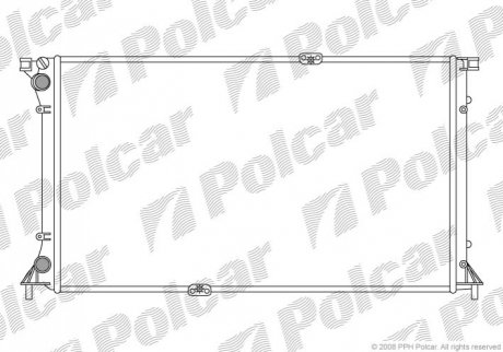 Радиаторы охлаждения Polcar 602608A4