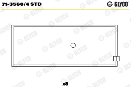 Шатунний підшипник Glyco 7135604STD