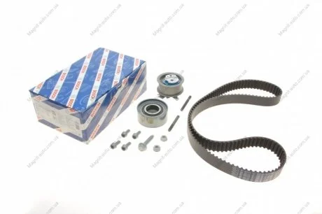 Комплект ГРМ (ремінь + ролик) AUDI A6 C6 DODGE AVENGER MITSUBISHI OUTLANDER II SEAT ALTEA XL VW GOLF PLUS V, GOLF V 2.0D/2.2D/3.0 08.04-07.15 BOSCH 1987948075