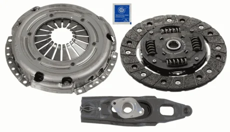 Комплект зчеплення з підшипником (200мм) MITSUBISHI COLT VI SMART FORTWO 0.8D/1.3ALK 10.08- SACHS 3000950001