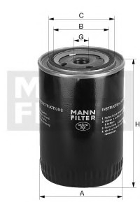 Масляный фильтр -FILTER MANN W114011