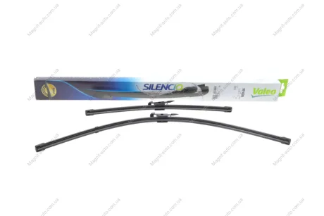 Щітка склоочисника безкаркасна передн із спойлером (2шт) VF426 Silencio Xtrm 650/400мм OPEL CORSA D, CORSA E 07.06- Valeo 574375