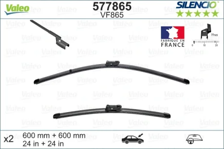 Щітка склоочисника Valeo 577865