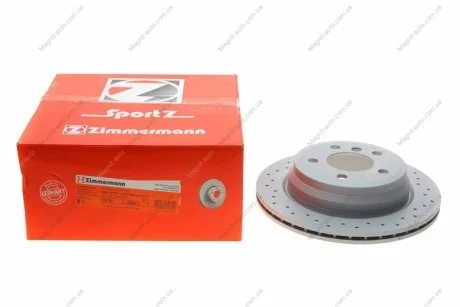 Диск тормозной, задний, BMW 3 (F30/F34/F31), 4 (F36/F33/F32); 12- ZIMMERMANN 150290252