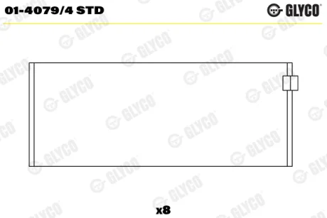 Вкладиші Glyco 0140794STD
