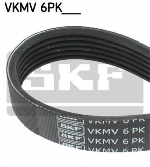 Поликлиновой ремень SKF VKMV6PK1370 (фото 1)