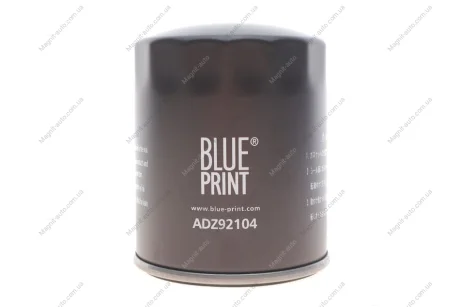 Фільтр оливи BLUE PRINT ADZ92104