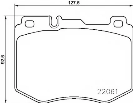 Комплект тормозных колодок из 4 шт. дисков BREMBO P50120