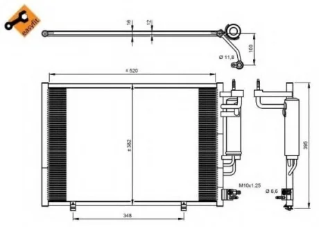 Конденсатор, кондиционер NRF 350205