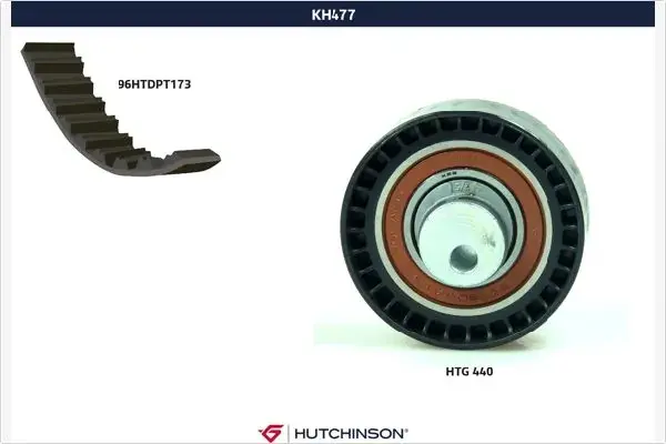Комплект ГРМ Renault Kangoo, Logan 1.6 (08-) Hutchinson HUTCHINSON KH477 (фото 1)