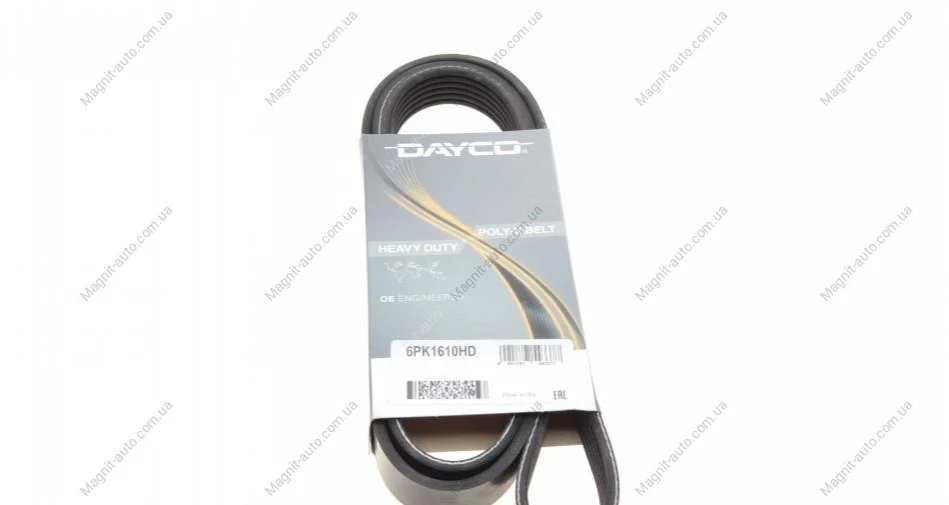 Поликлиновой ремень DAYCO 6PK1610HD (фото 1)